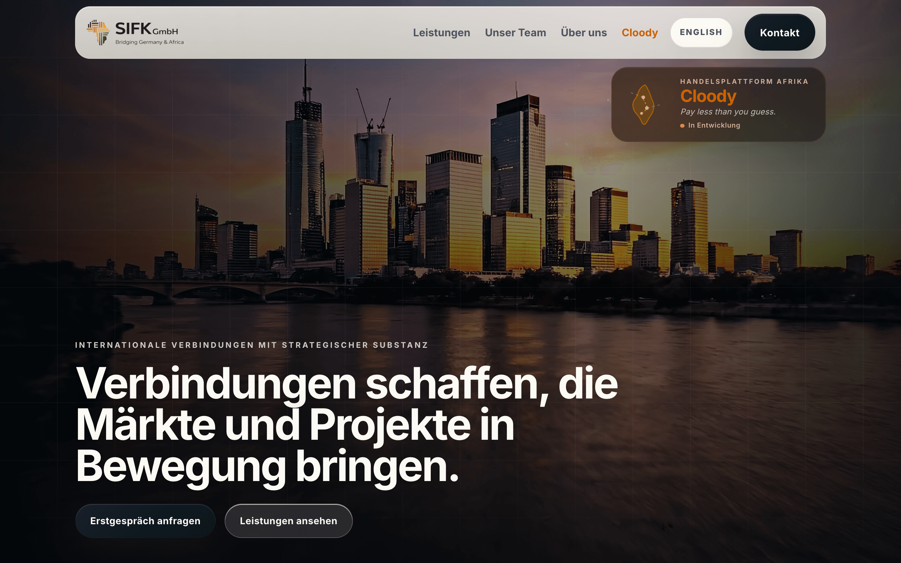 Website SIFK GmbH